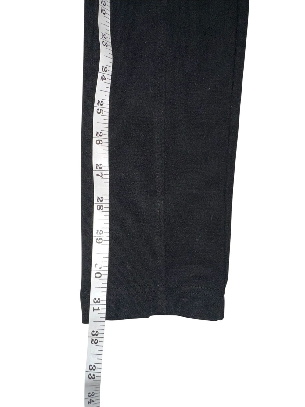 Burberry London Black Mid-Rise Side Zip Leggings Pants US 8 - Picture 7 of 8